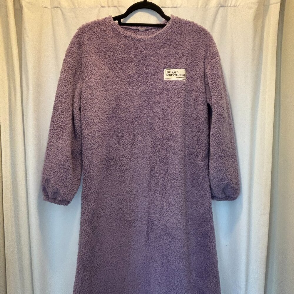 Sherpa Purple Dress-Age 11